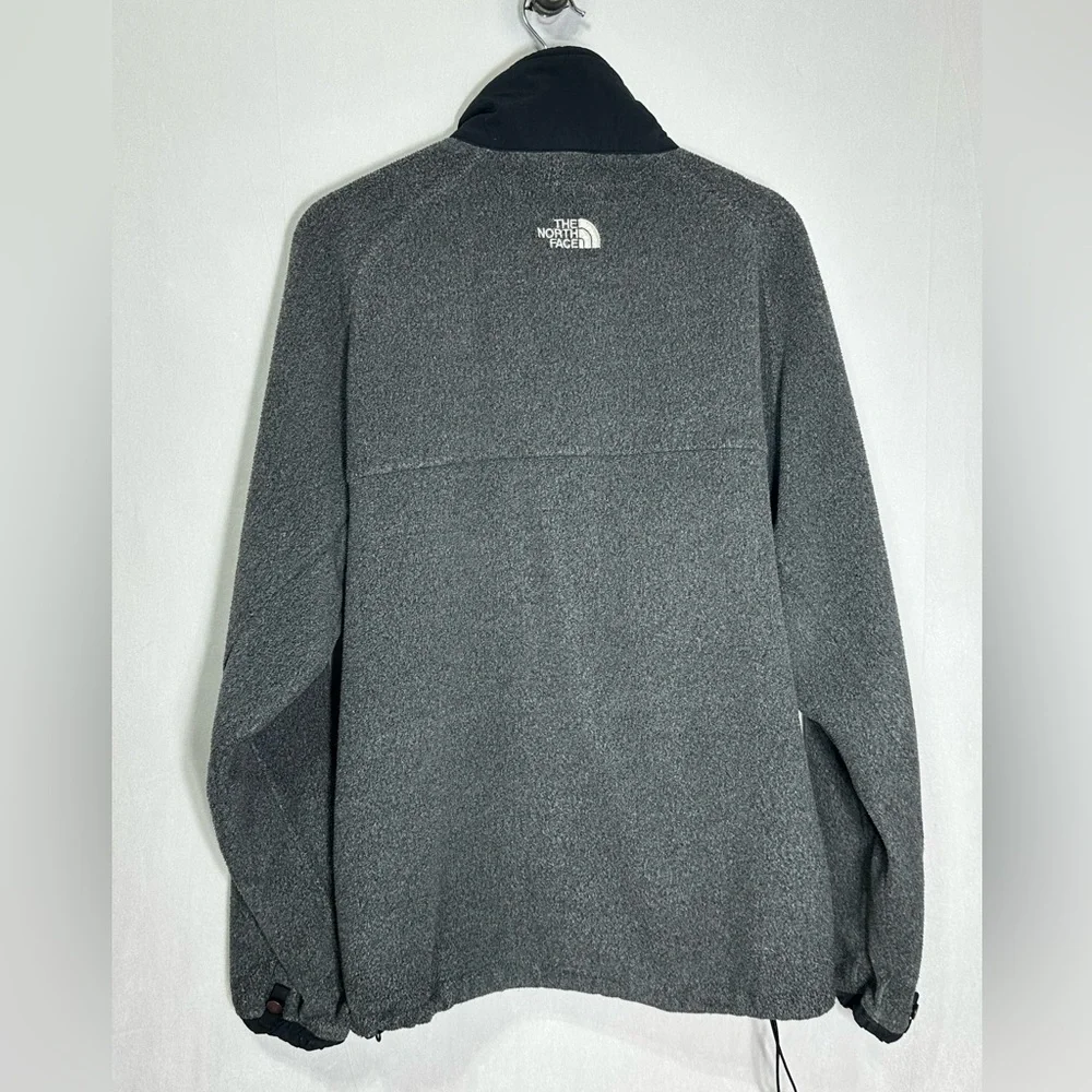 The North Face‎ Mens Full Zip Fleece Jacket Gray Charcoal Denali Style Large